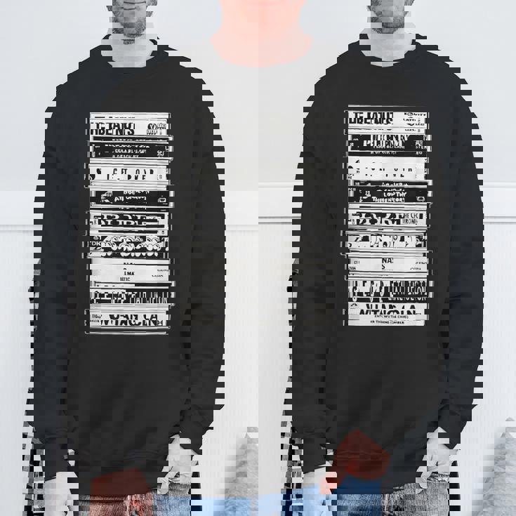 ヒップホップアーティスト カセット オールドスクールラップ スウェットシャツ 高齢者への贈り物