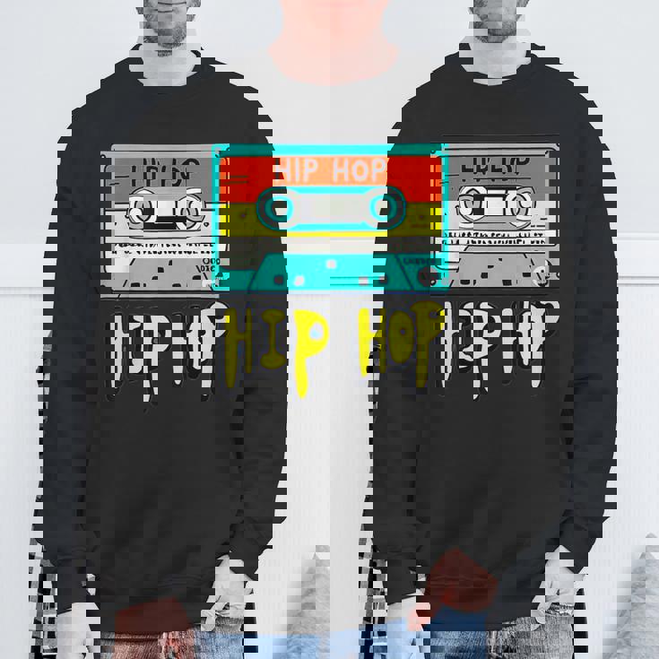 ヒップホップカセットテープ スウェットシャツ 高齢者への贈り物