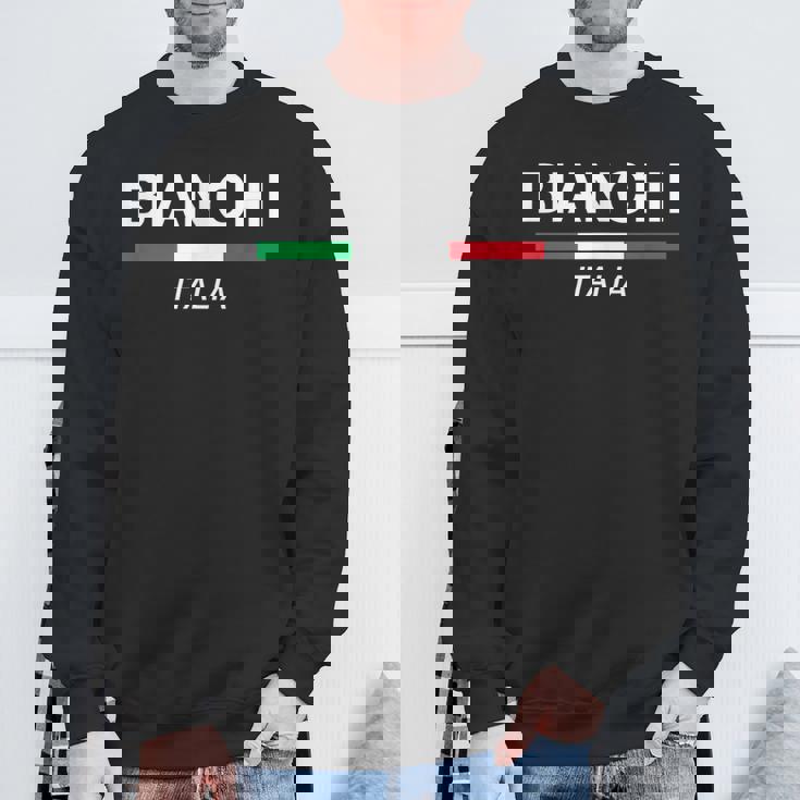 ビアンキ イタリア 家族名 イタリア 国旗 スウェットシャツ 高齢者への贈り物