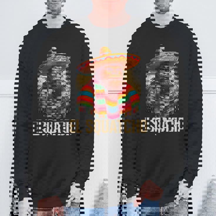 ビッグフット エル・スクワッチョ 面白い 南西メキシコ ソンブレロ スウェットシャツ 高齢者への贈り物