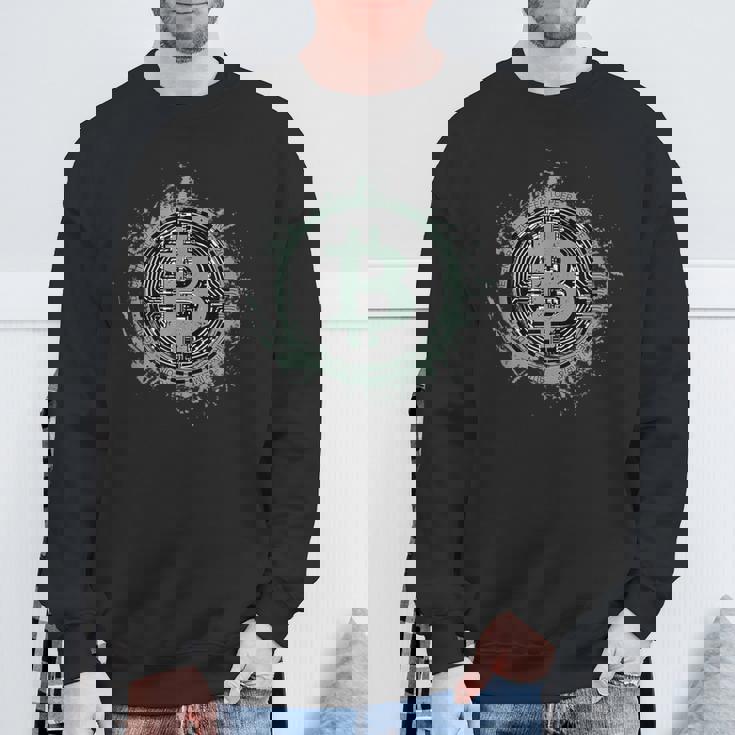 ビットコイン Btcシンボル 暗号とビットコイン スウェットシャツ 高齢者への贈り物