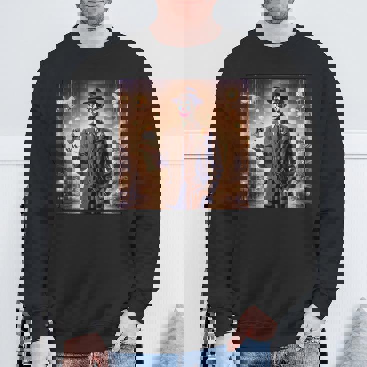 ビットコイン ピエロ ピエロ ミームコイン ミームマトリックス 長袖tシャツ スウェットシャツ 高齢者への贈り物