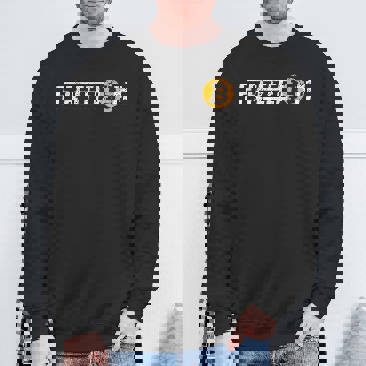 ビットコイン フリーダム 暗号通貨 Btc フリーダム ミリオネア リッチ スウェットシャツ 高齢者への贈り物