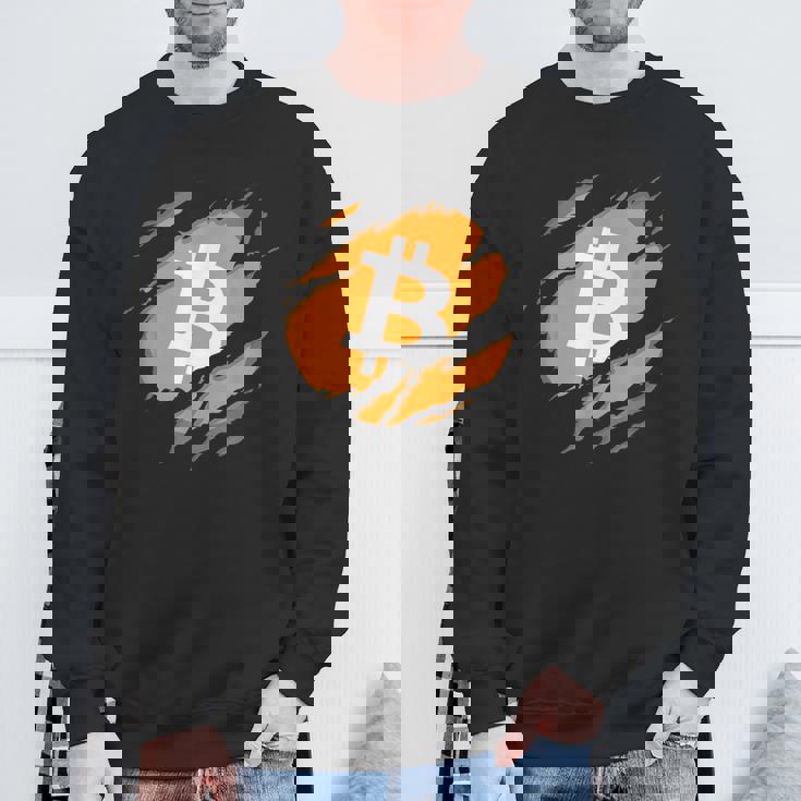 ビットコインプランbの時間です スウェットシャツ 高齢者への贈り物