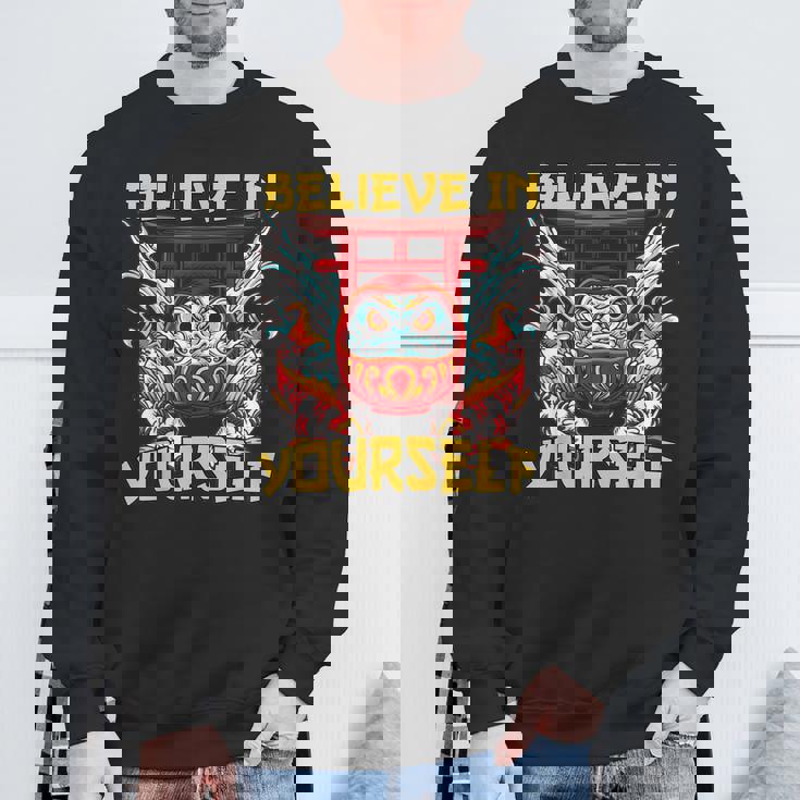 ビリーブインユアセルフ 鯉のぼりだるま スウェットシャツ 高齢者への贈り物