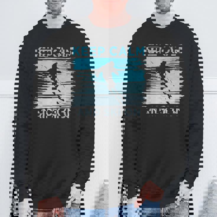 ビンテージ スキー シャツ スウェットシャツ 高齢者への贈り物