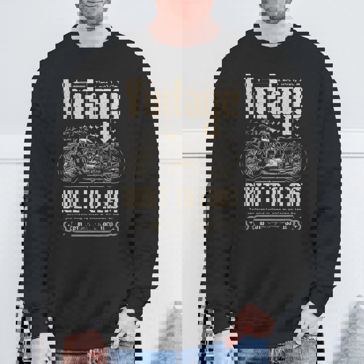 ビンテージ バイク バイカー バイクの誕生日 1954 年生まれ スウェットシャツ 高齢者への贈り物