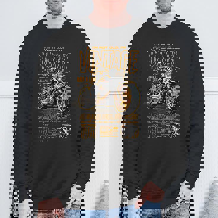 ビンテージ バイク バイカー バイクの誕生日 1961 年生まれ スウェットシャツ 高齢者への贈り物