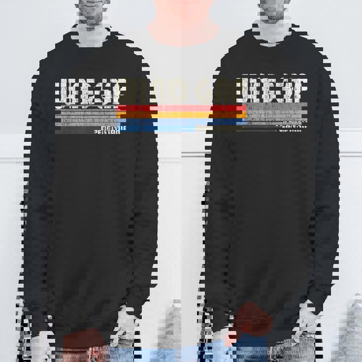 ビンテージ レトロ 70年代 80年代スタイル 風のギャップの故郷、Pa スウェットシャツ 高齢者への贈り物