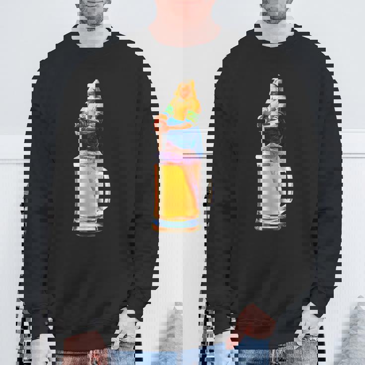 ビール 酒 面白いtシャツ フェルメール 飲み おもしろ 飲み会 のんべえ メンズ ネタ 服 アート グッズ スウェットシャツ 高齢者への贈り物