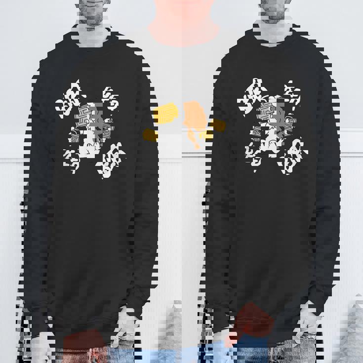 ビールキャバリエ キングチャールズ・スパニエル 犬 スウェットシャツ 高齢者への贈り物