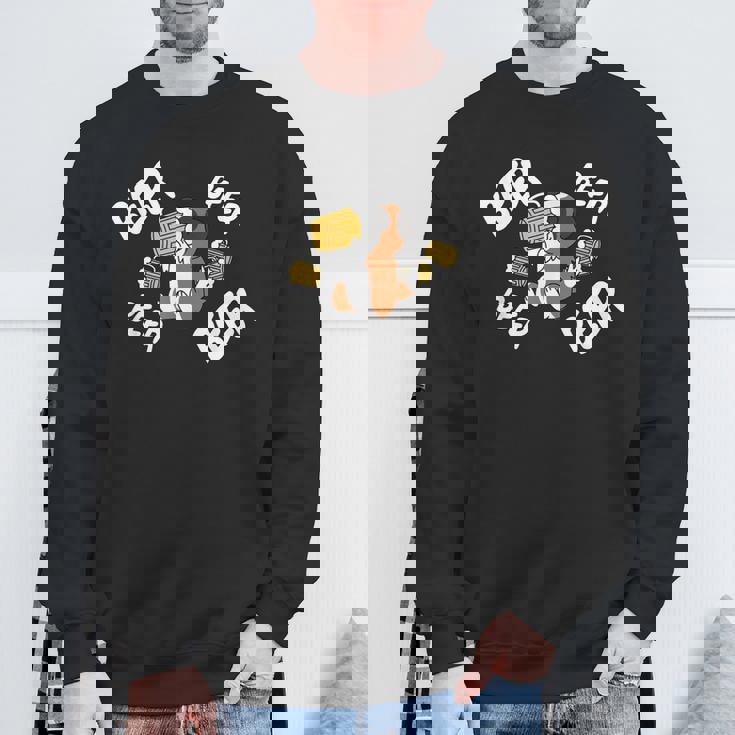 ビールセント・バーナード犬 スウェットシャツ 高齢者への贈り物