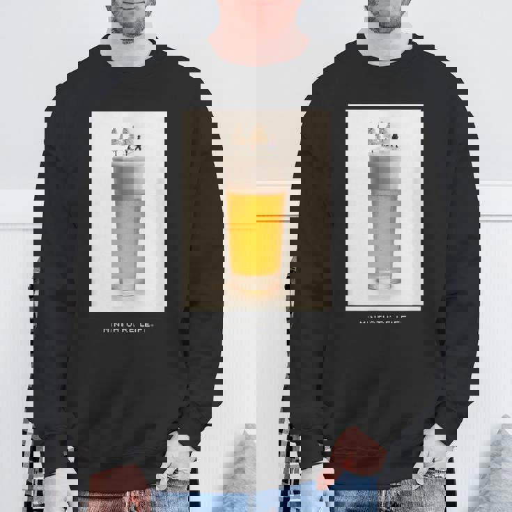 ビール冷え切ってます スウェットシャツ 高齢者への贈り物