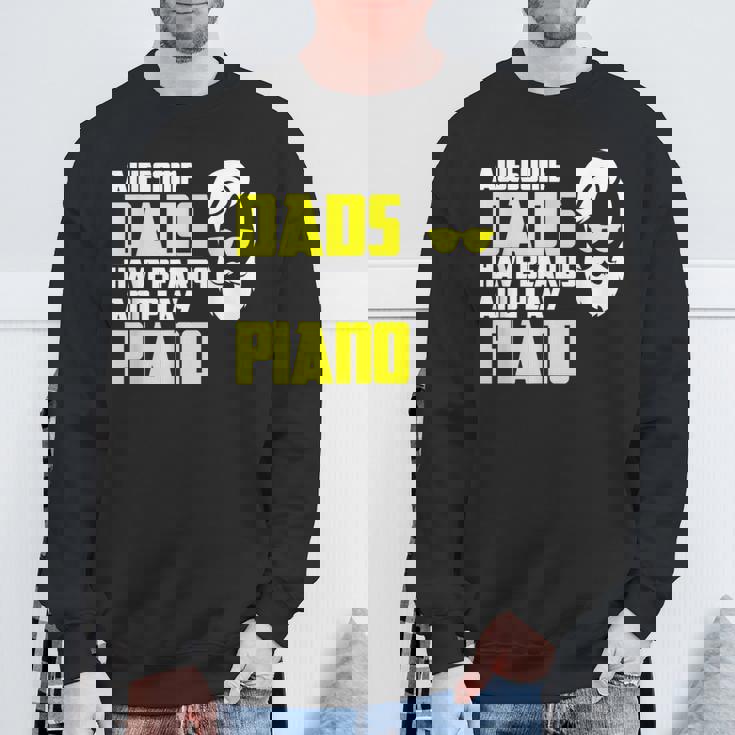 メンズ ピアニスト ピアノ奏者 父の日 言うピアノ奏者 スウェットシャツ 高齢者への贈り物