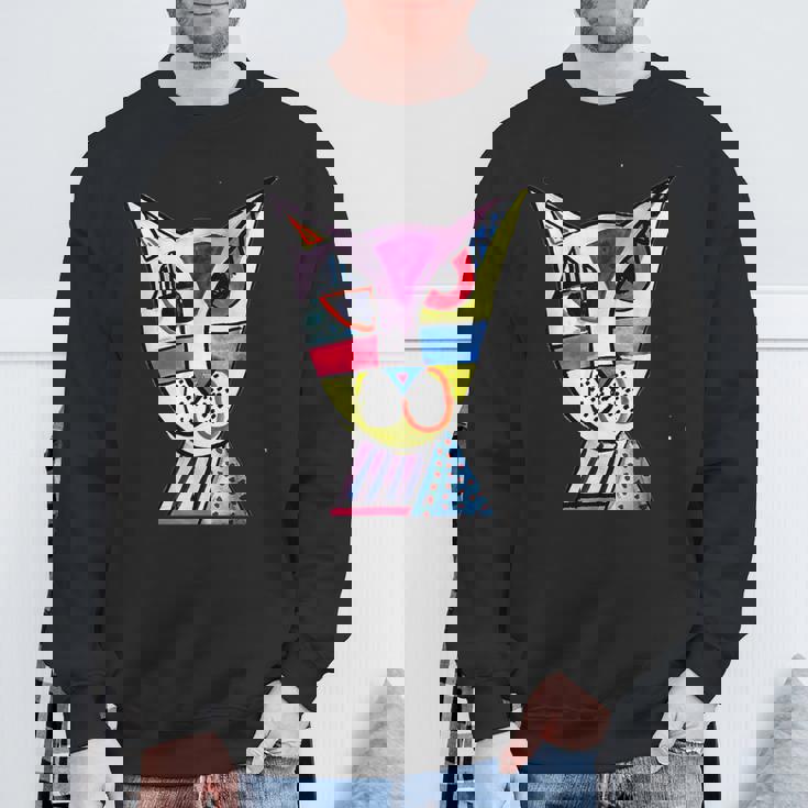 ピカソ 猫 スウェットシャツ 高齢者への贈り物