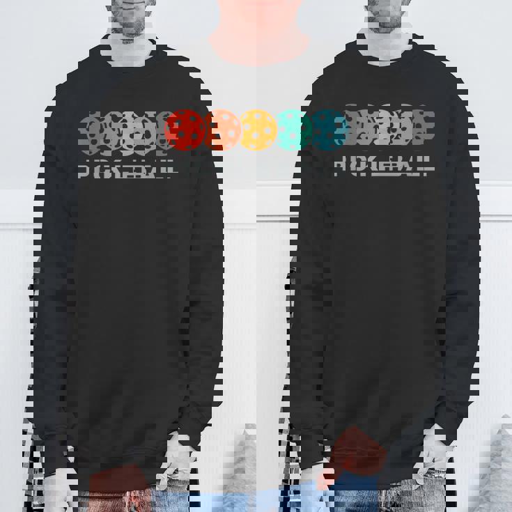 ピックルボール プレーヤー レトロなピックルボール スウェットシャツ 高齢者への贈り物