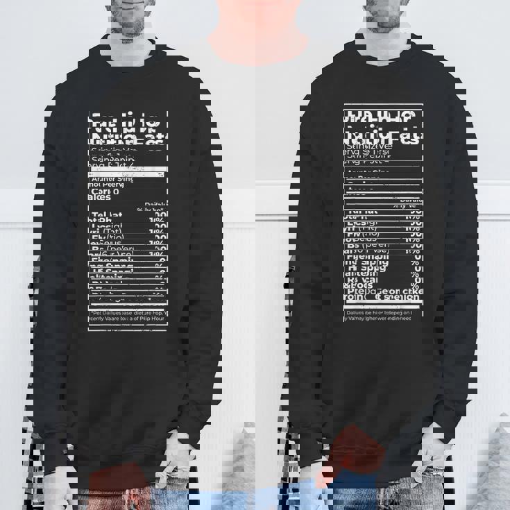 ピュアヒップホップ栄養成分 ダイエットギフト スウェットシャツ 高齢者への贈り物