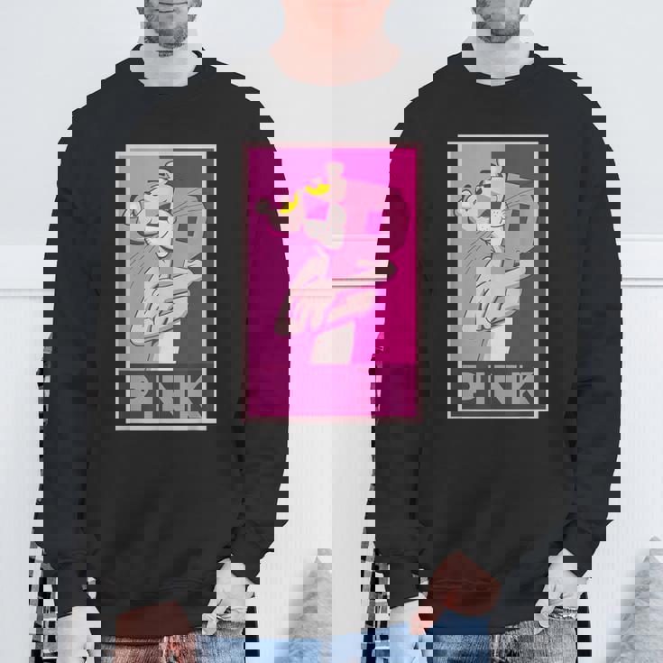 ピンクパンサー 「P」の文字を抱く スウェットシャツ 高齢者への贈り物