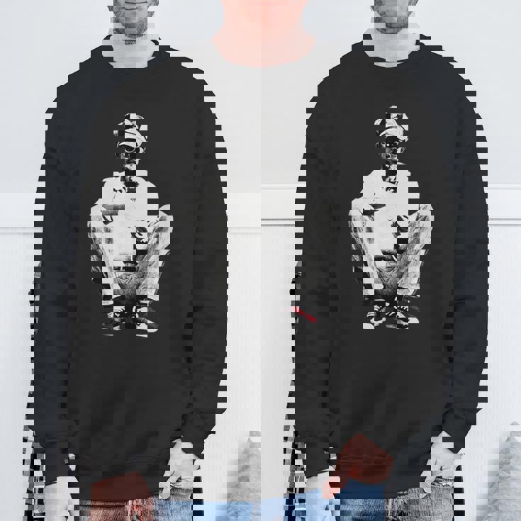 ピーター・トッシュ 座っている写真 リー・ジャフィー スウェットシャツ 高齢者への贈り物