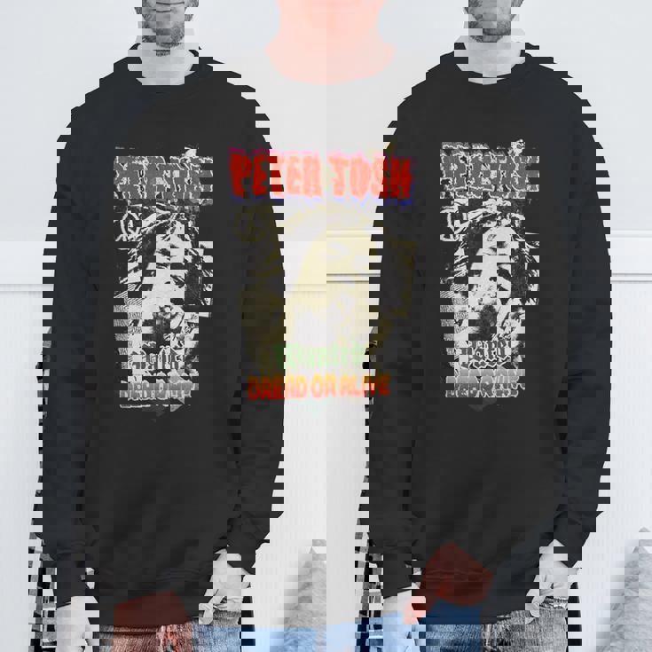 ピーター・トッシュが欲しかったドレッドまたはアライブ写真 リー・ジャッフェ作 スウェットシャツ 高齢者への贈り物