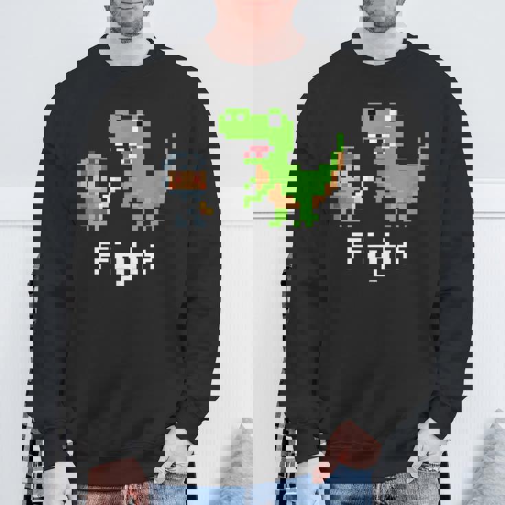 ファイト Rpg ゲーム ドット絵 モンスター 勇者 かわいい スウェットシャツ 高齢者への贈り物