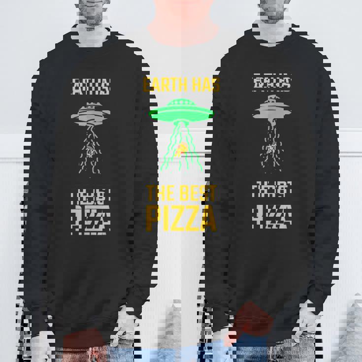 ファニー Ufoピザスペース 宇宙人 地球外生物 スウェットシャツ 高齢者への贈り物