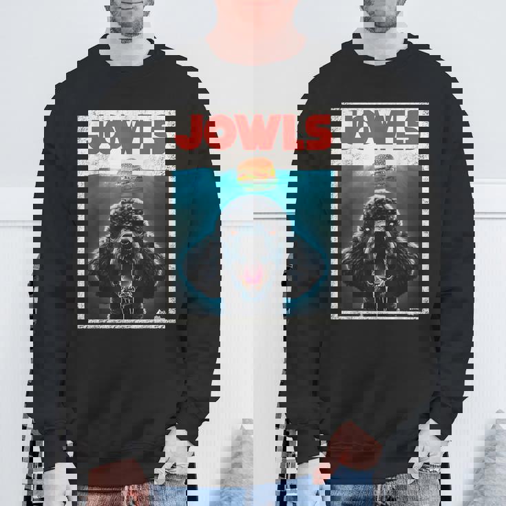 ファニープードル スタンダード プードル ジョール バーガー かわいい 犬 ママ お父さん スウェットシャツ 高齢者への贈り物