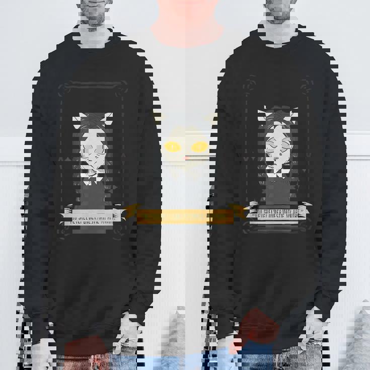 ファニー・キャット・ウェンズデー スウェットシャツ 高齢者への贈り物