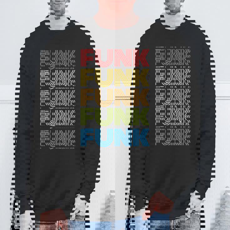 ファンキー70年代80年代レトロオールドスクールファンク スウェットシャツ 高齢者への贈り物