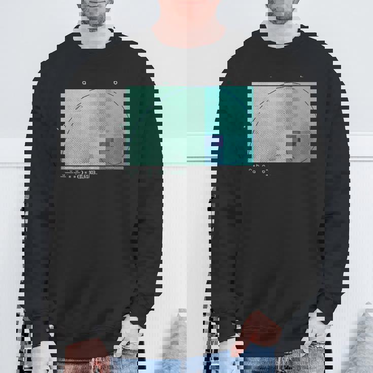 フィボナッチ黄金比 快適なハーフトーン効果。 スウェットシャツ 高齢者への贈り物