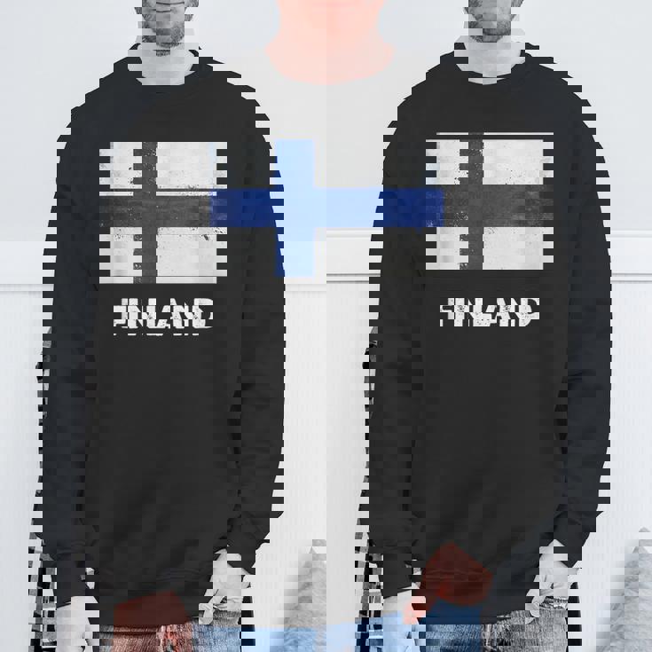 フィンランド国旗tシャツ スウェットシャツ 高齢者への贈り物