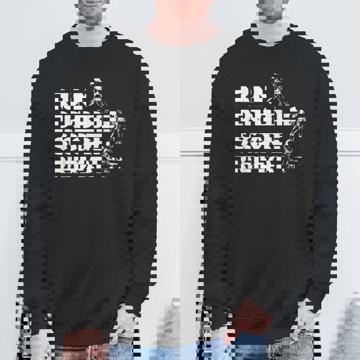 フィールドホッケー選手のテクニック スウェットシャツ 高齢者への贈り物