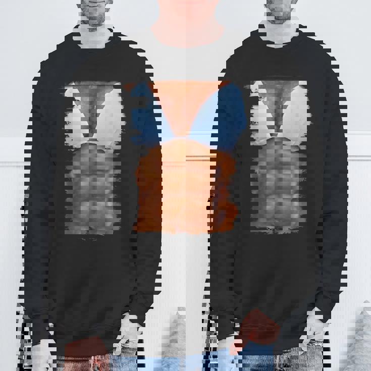 フェイク アブス ファニービキニ ボディマッスル 6パック 3D スウェットシャツ 高齢者への贈り物