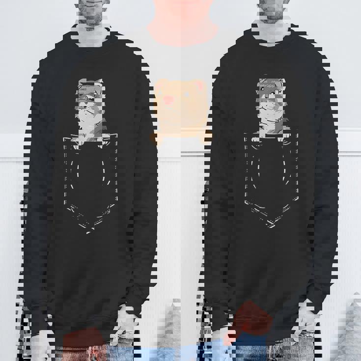 フェレットバッグ ペットチェストバッグ ファニーフェレット スウェットシャツ 高齢者への贈り物