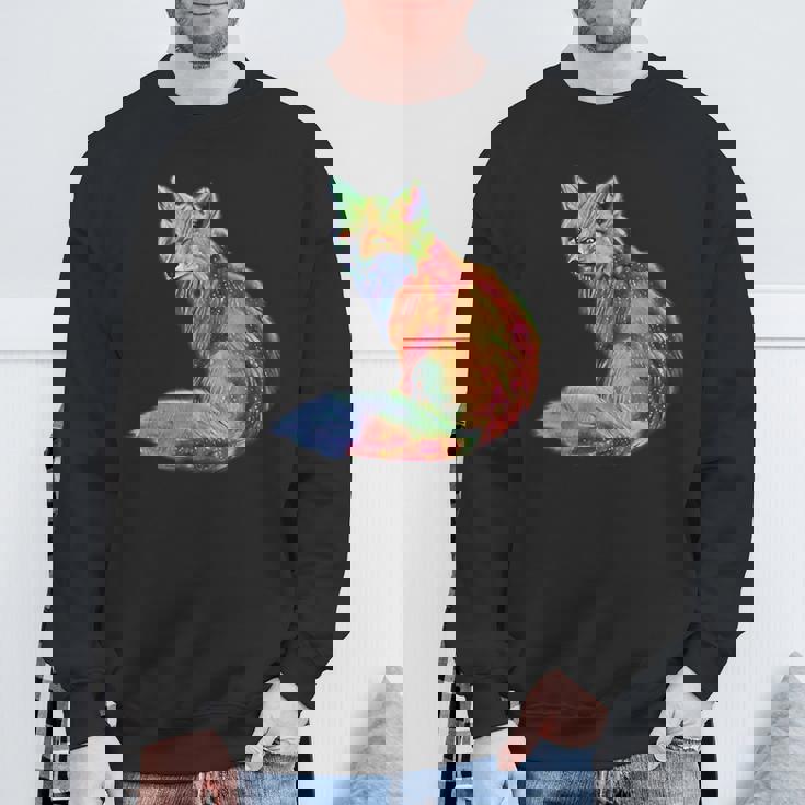 フォックス 賢いキツネ 森の動物たち スウェットシャツ 高齢者への贈り物