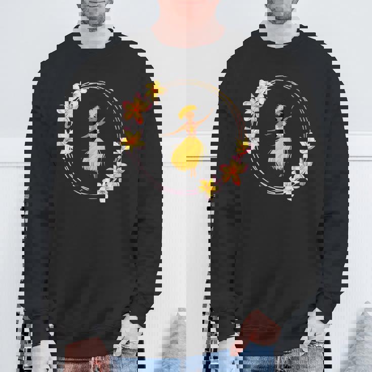 フラダンサー プルメリアリング ハワイ スウェットシャツ 高齢者への贈り物