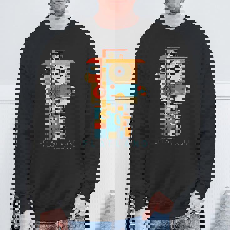 フラットランド エドウィン・A・アボット作 多次元のロマンス スウェットシャツ 高齢者への贈り物