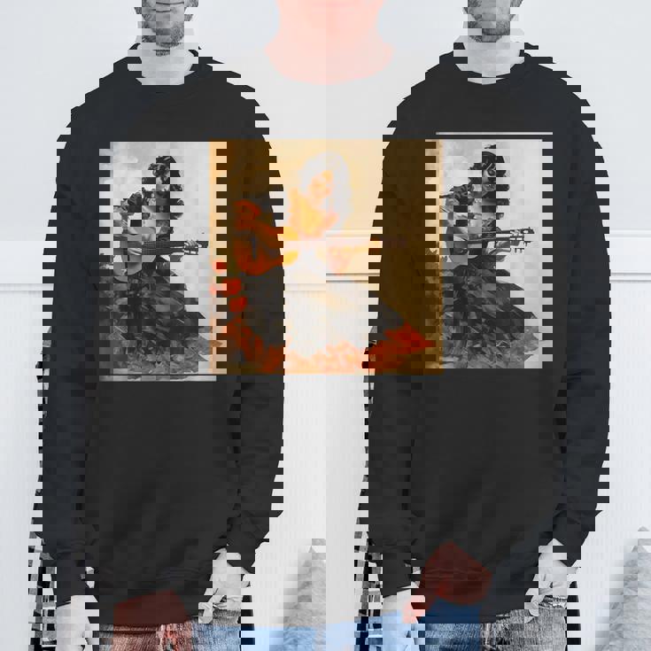 フラメンコダンサー セビリア Espana フラメンコ愛好家 スペインアート スウェットシャツ 高齢者への贈り物