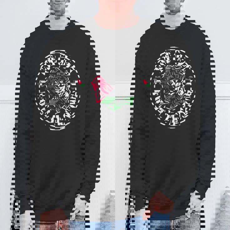 フリーガザフリーパレスチナフリーパレスチナ スウェットシャツ 高齢者への贈り物