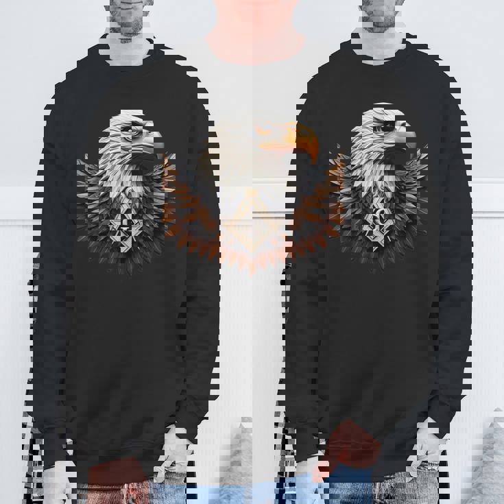 フリーメイソンs&C「知恵を持ったワシ」のシンボル。 スウェットシャツ 高齢者への贈り物