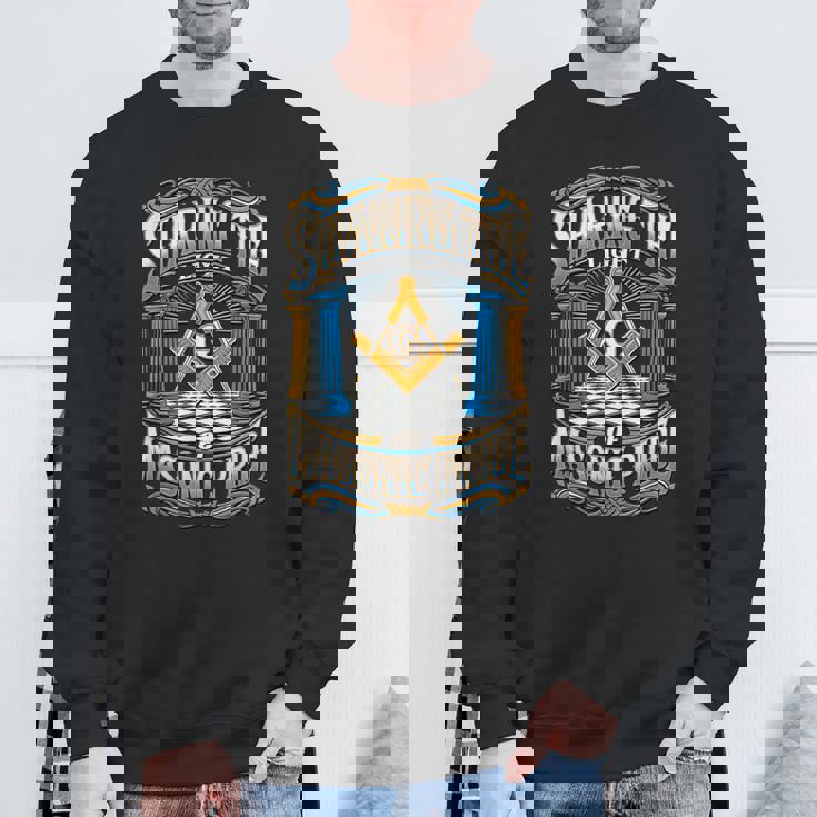 フリーメーソンのシンボル「フリーメーソンのプライドの光を共有する」S&C スウェットシャツ 高齢者への贈り物