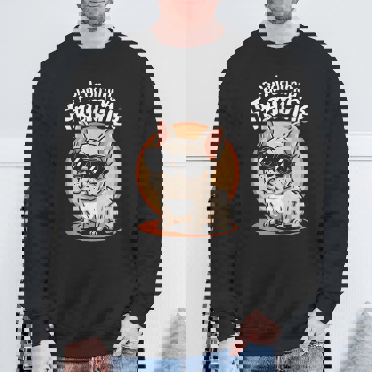 フレンチブルドッグしゃれ スウェットシャツ 高齢者への贈り物