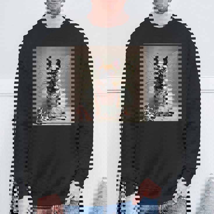 フレンチブルドッグシャツ バレリーナ バレエ愛好家 ダンサー フレンチー スウェットシャツ 高齢者への贈り物