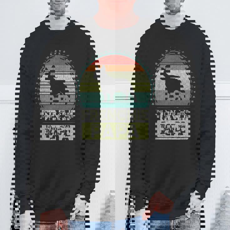 フレンチ・パパ 父の日 フレンチ・ブルドッグ スウェットシャツ 高齢者への贈り物