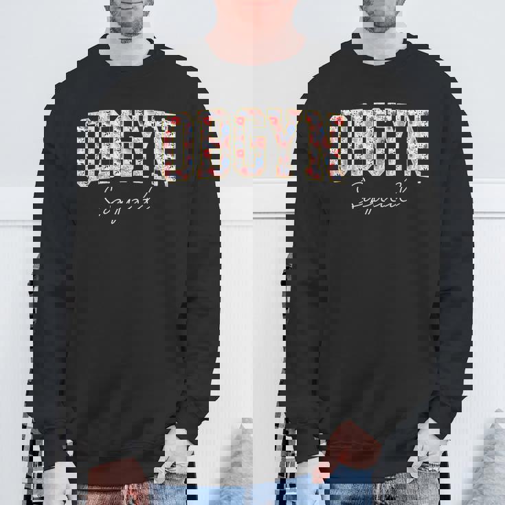 フローラルobgyn スクワッド 産科医 婦人科医 看護師 Ob Gyn スウェットシャツ 高齢者への贈り物