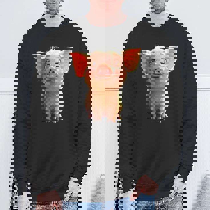 ブタ 国産ブタ ラブ・リトル・ピギー スウェットシャツ 高齢者への贈り物