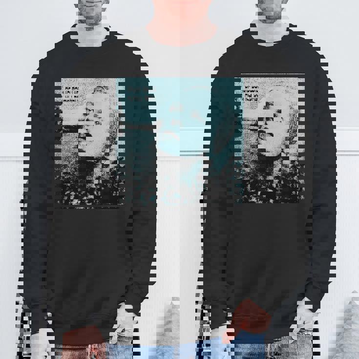 ブライアン・ウォードによるデヴィッド・ボウイ ハンキードリー ブルー 写真 スウェットシャツ 高齢者への贈り物