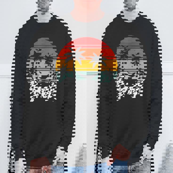 ブラジル ヴィンテージ バケーション ビーチ 海 夏 ブラジル スウェットシャツ 高齢者への贈り物