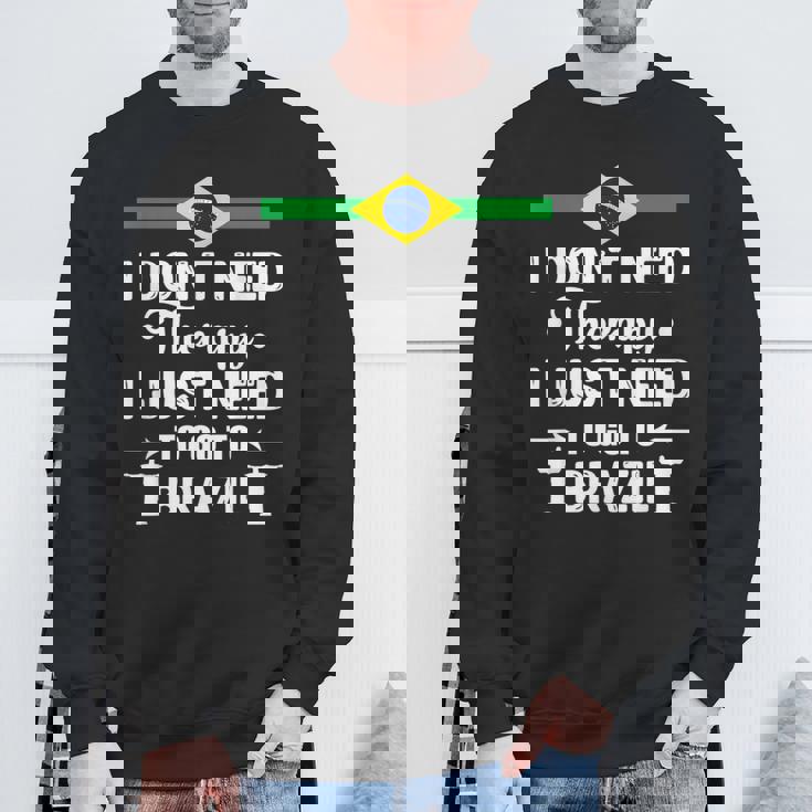 ブラジルのコルコバードのキリスト像 スウェットシャツ 高齢者への贈り物