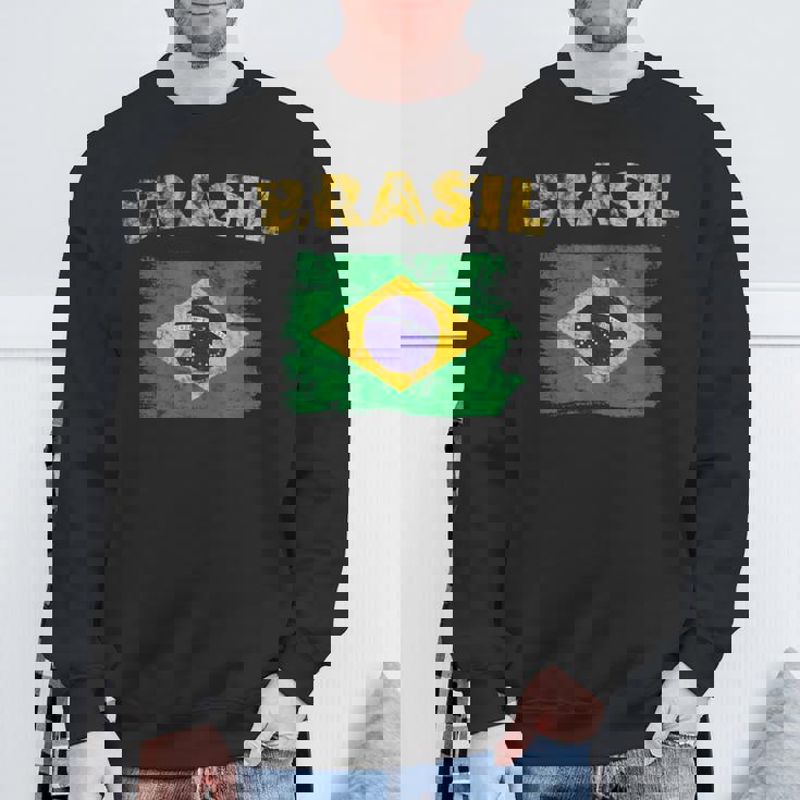 ブラジルの国旗 Brasil スウェットシャツ 高齢者への贈り物